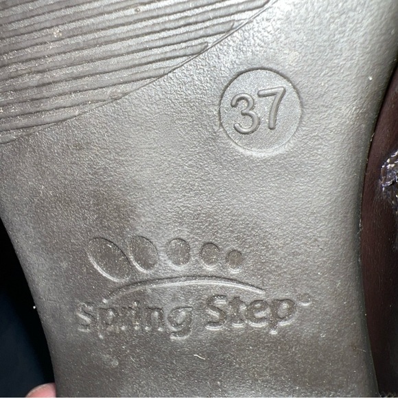 Spring Step “Micaela” Women’s Ankle Bootie Dark Brown Size 6.5M - Picture 12 of 12